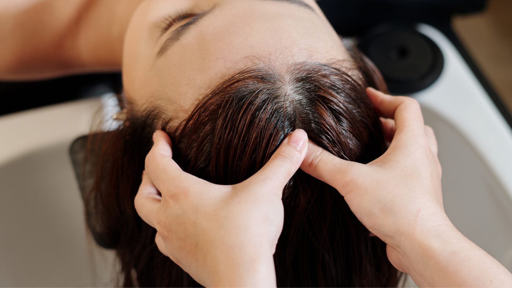 Head spa treatment at The Red Stiletto in Fort Wayne, Indiana